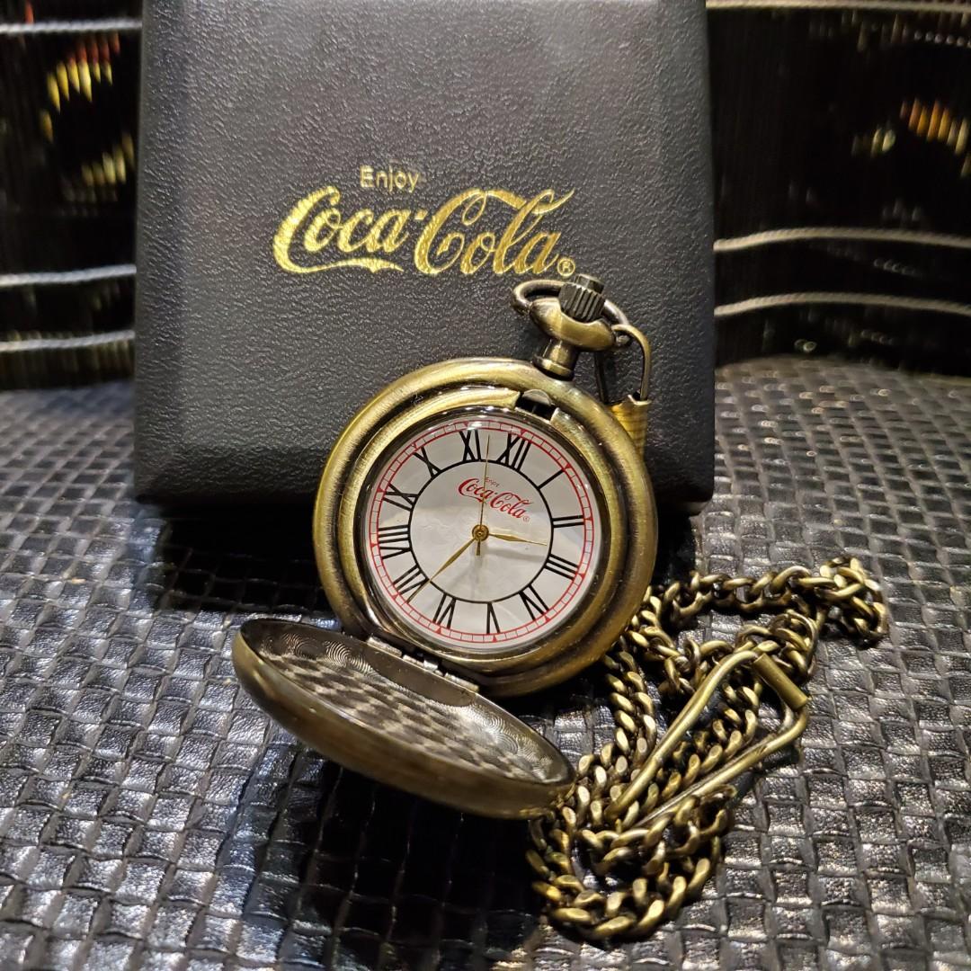 Coca Cola Pocket Watch 90s with original box Carousell
