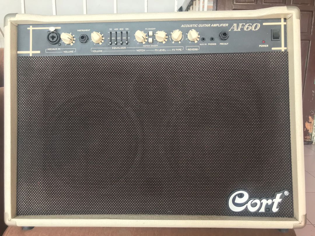 Cort AF60 Acoustic Guitar Amp, Hobbies & Toys, Music & Media, CDs & DVDs on Carousell