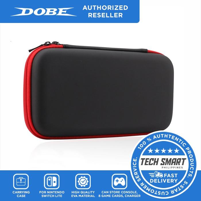 DOBE EVA Hard Case Soft Neoprene Storage Bag for Nintendo Switch Lite (Category: Cases & Covers) located in Manila. Submitted by techsmartph (Listing ID 286743603, Image 1). Description: EVA material, can store Lite console, eight game cards, with charging equipment GUARANTEED ORIGINAL/AUTHENTIC ITEMS AUTHORIZED RESELLER WITH 1-YEAR WARRANTY Visit Tech Smart Philippines (fb: techsmartph) on Facebook for other items Contact: 09175579187 Meet-up: L