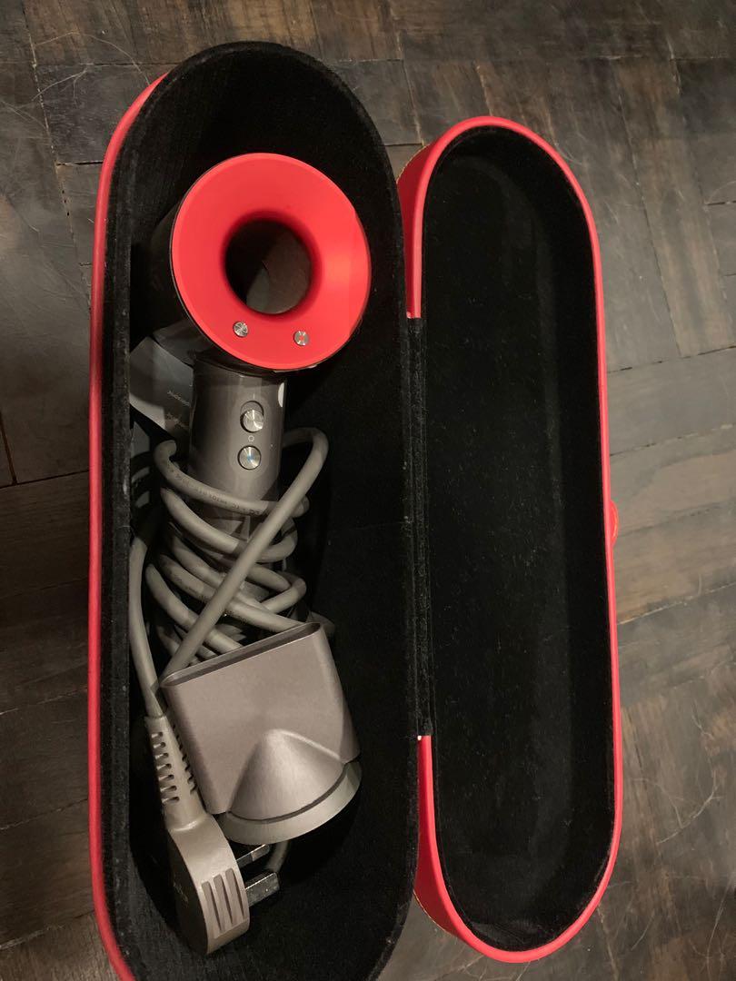 Dyson Supersonic Hair Dryer Red Limited Edition Almost New, Beauty