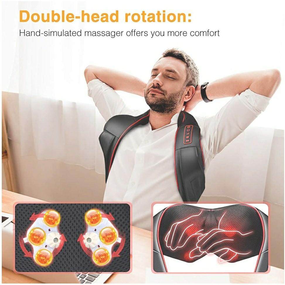 Electric Massager, ATMOKO Neck Massager with Heating & Vibration