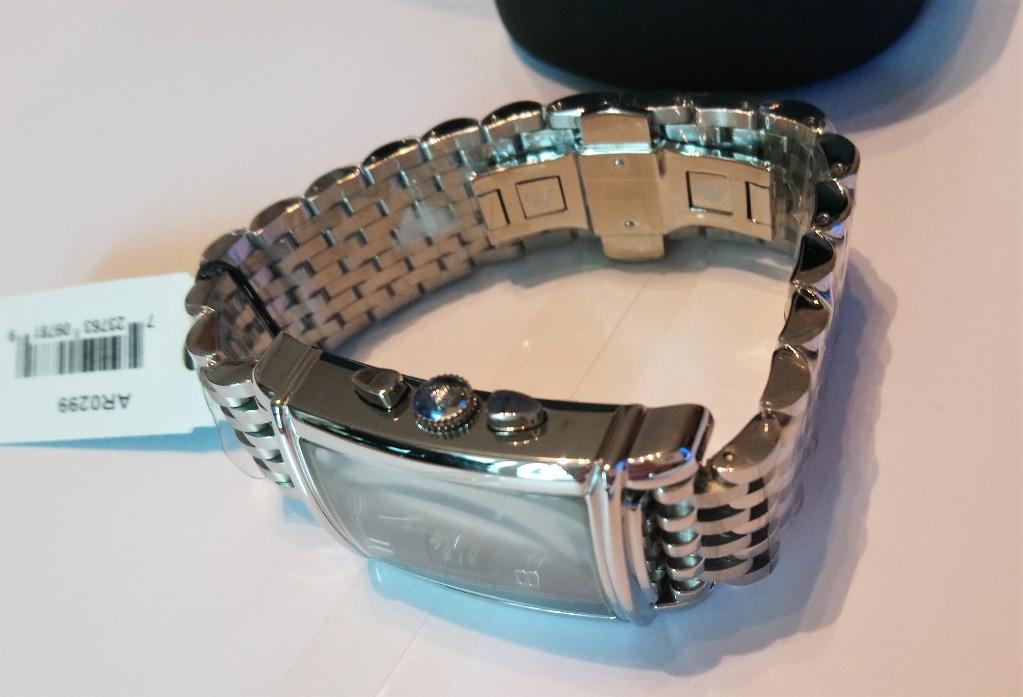 Emporio Armani AR0299 Mens Chronograph Stainless Steel Designer Watch Carousell