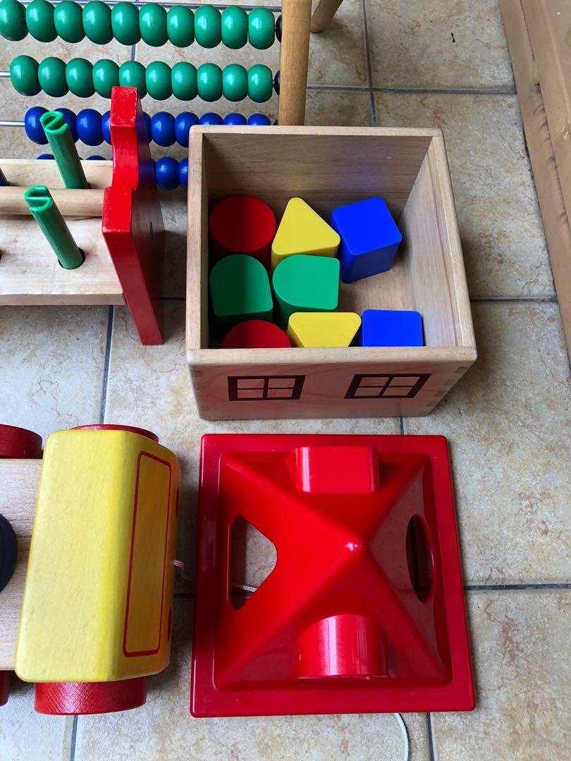 Ikea Wooden Toys Preloved, Hobbies & Toys, Toys & Games on Carousell
