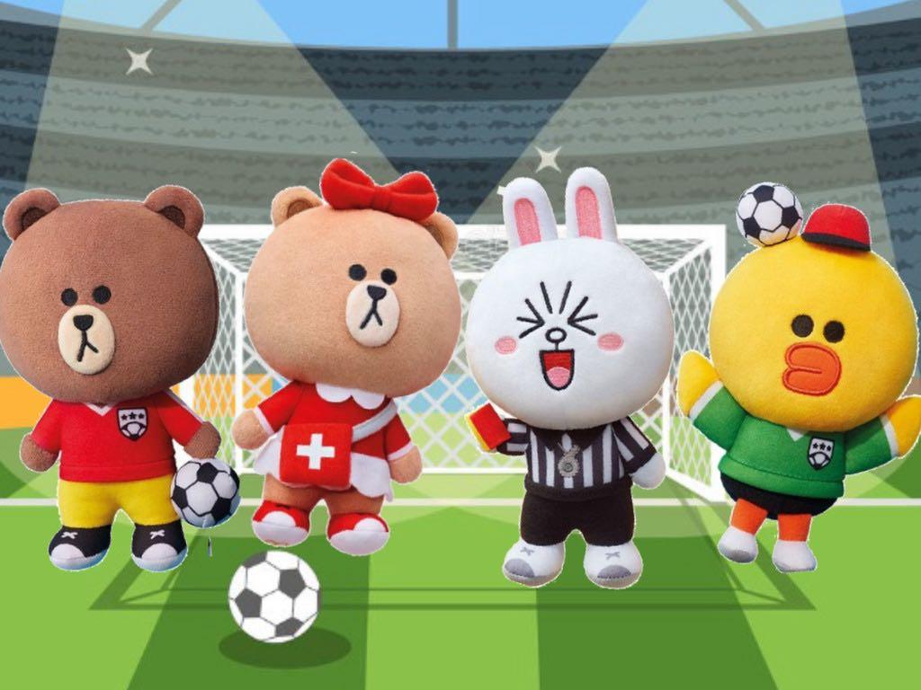 SALE! 麥當勞「LINE FRIENDS 明星隊」公仔系列 Brown Cony Choco Sally, 興趣及遊戲, 玩具 & 遊戲類 ...