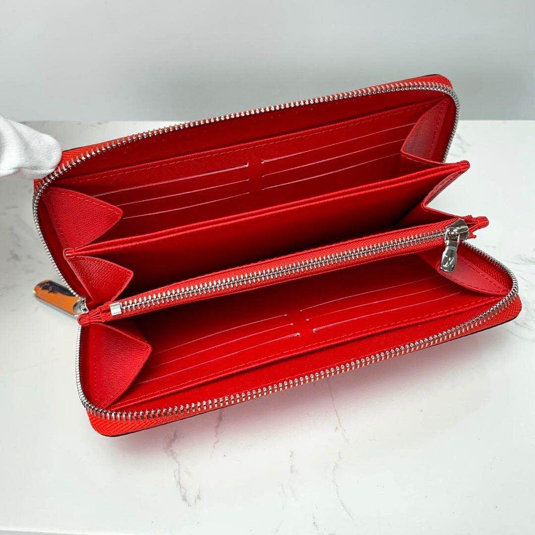Louis Vuitton, Bags, Authentic Louis Vuitton Vernis Zippy Wallet Long  Purse Red M