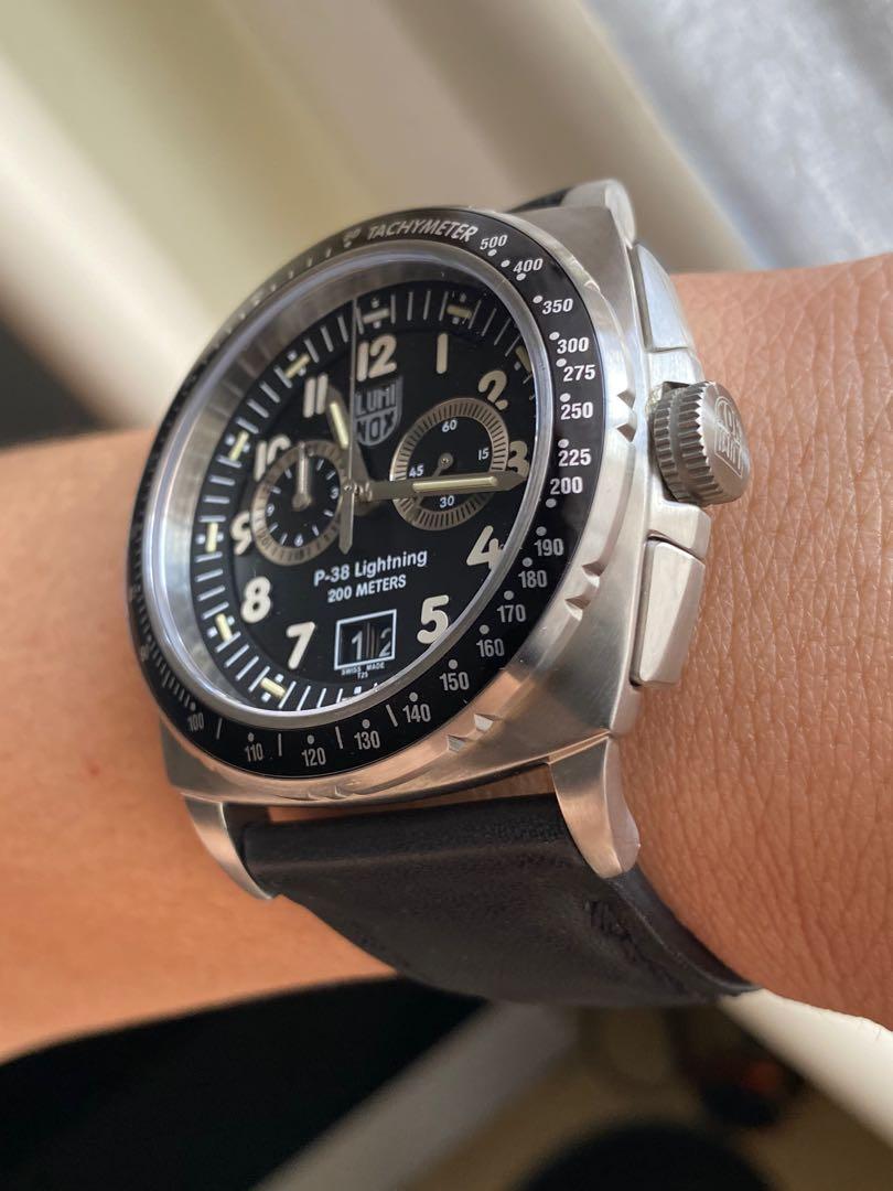 Luminox 9441 P 38 Lightning chronograph