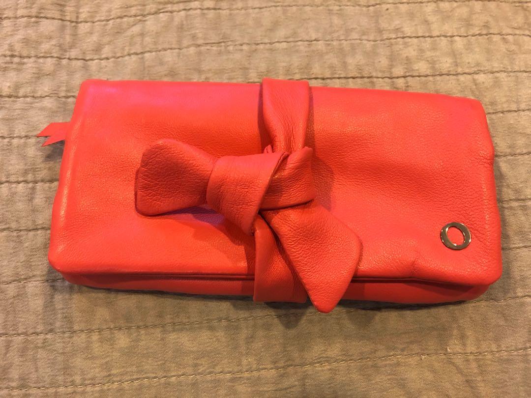New Oroton Leather Jewellery Pouch Roll