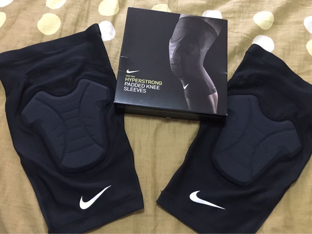 Nike Pro Hyperstrong Padded Knee Sleeves, Men's Fashion
