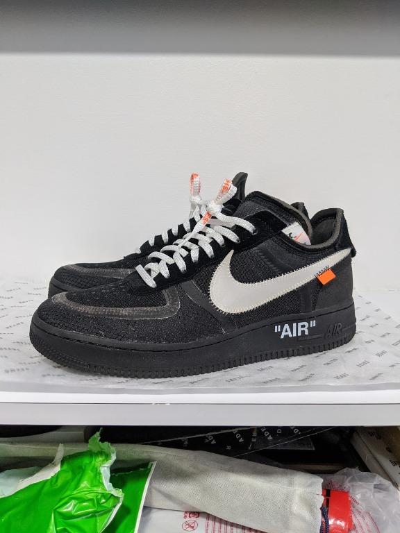 nike x off white af1 black