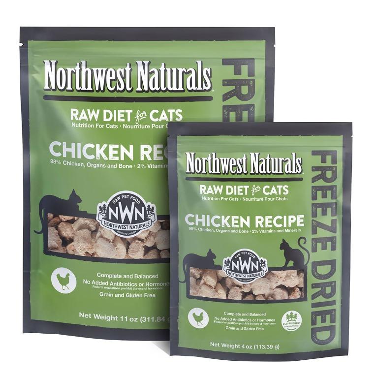 Northwest Naturals Freeze Dried Raw Cat Food 11oz Chicken Pet Supplies For Cats Cat Food On Carousell