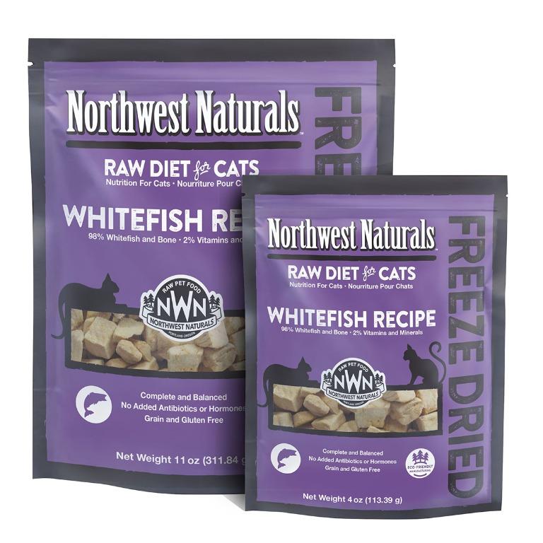 Northwest Naturals Freeze Dried Raw Cat Food 11oz Whitefish Pet Supplies For Cats Cat Food On Carousell