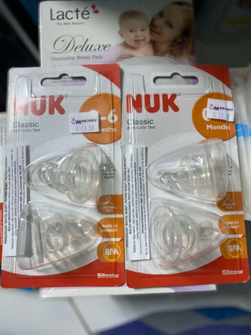 nuk latex slow flow teats