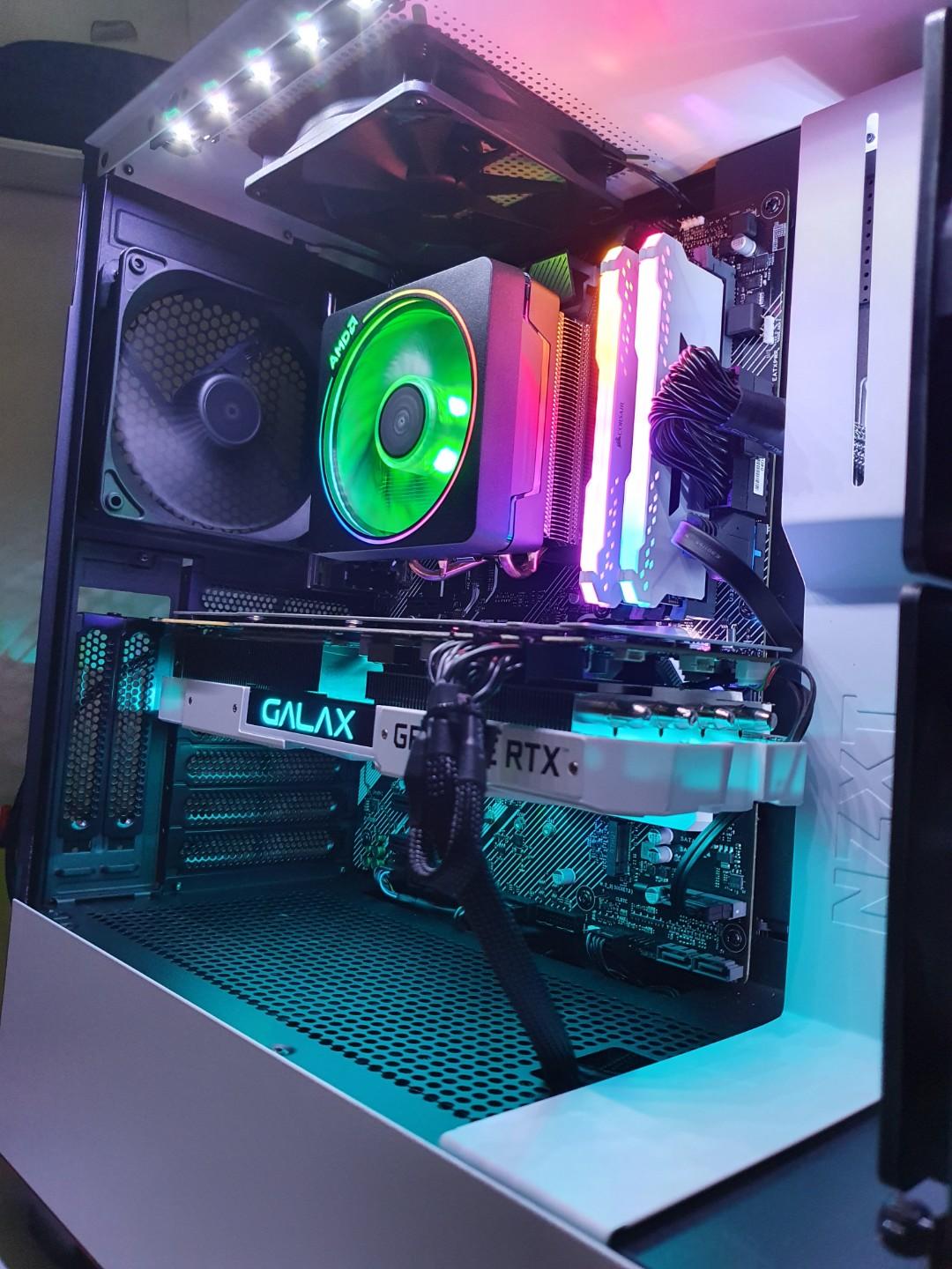 Costume Used Gaming Pc Build with RGB