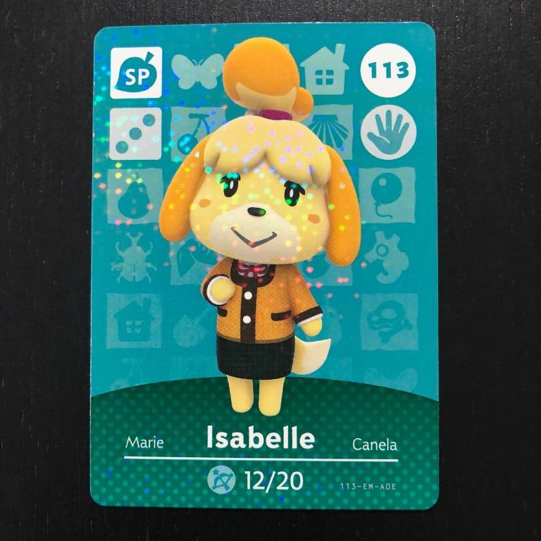 Only One Isabelle 113 Animal Crossing Amiibo Card For Nintendo New Horizons Switch Game Zelda Others Toys Games Video Gaming Gaming Accessories On Carousell