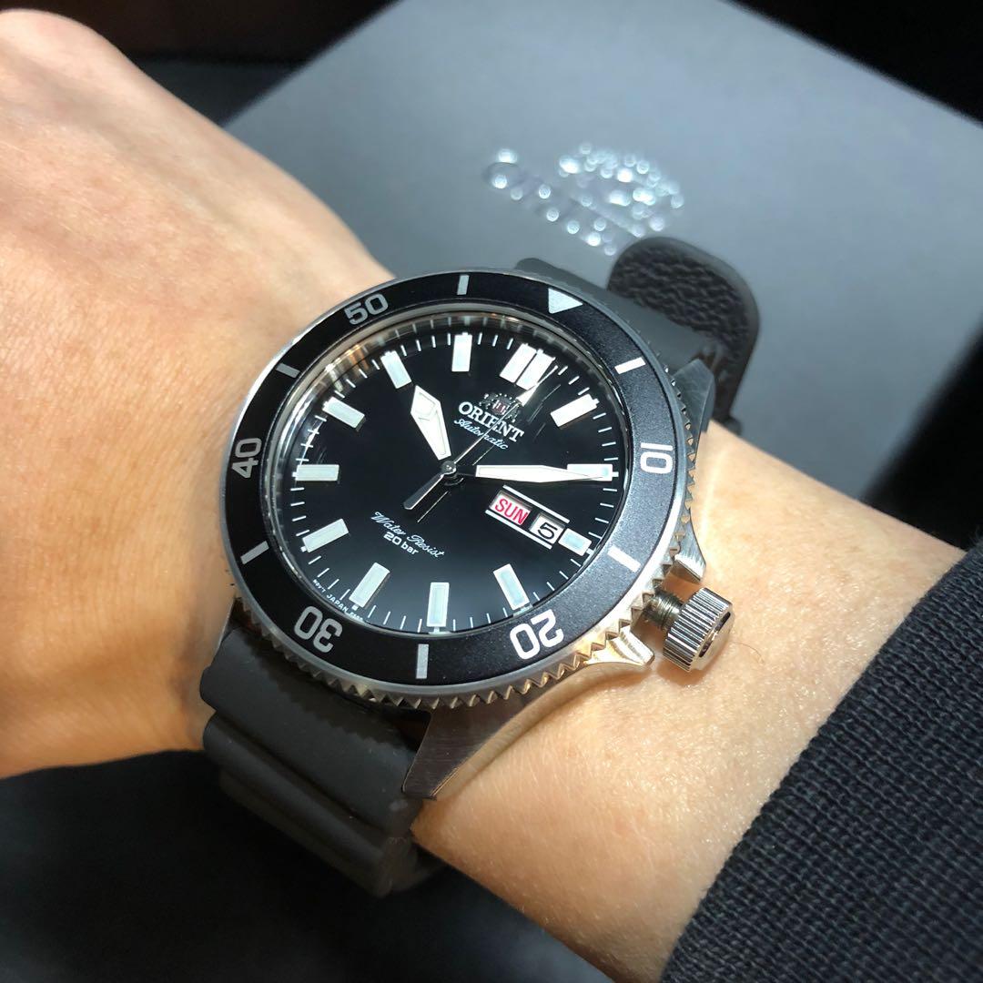 ⌚️東方ORIENT⌚️Mako III Automatic watch RAAA0010B19B, 名牌, 錶 Carousell