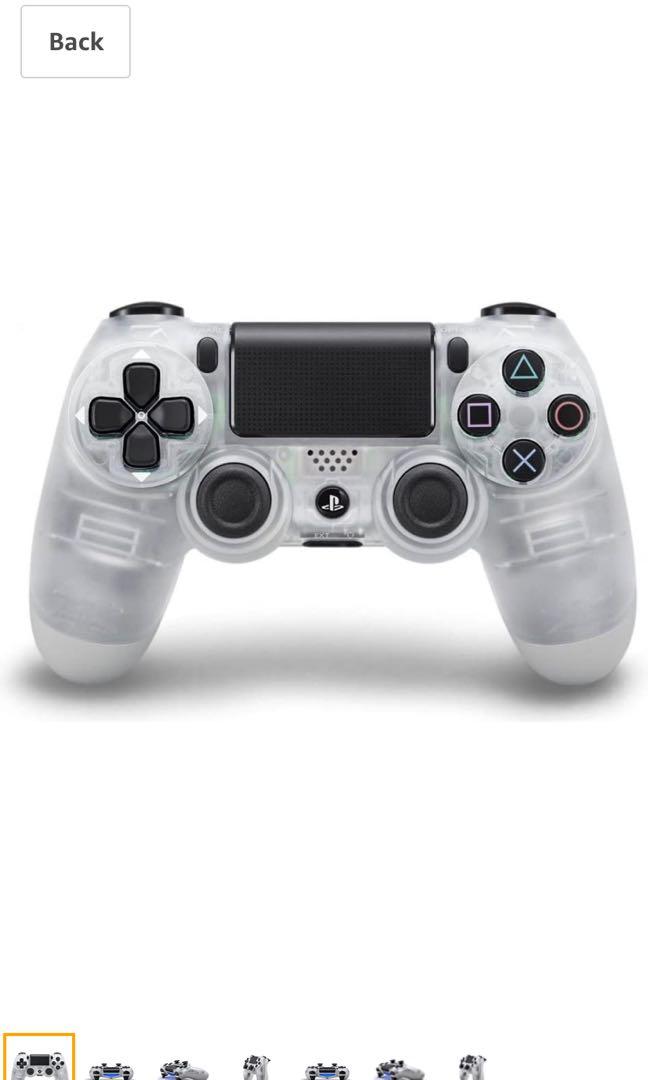 Ps4 crystal hot sale clear controller
