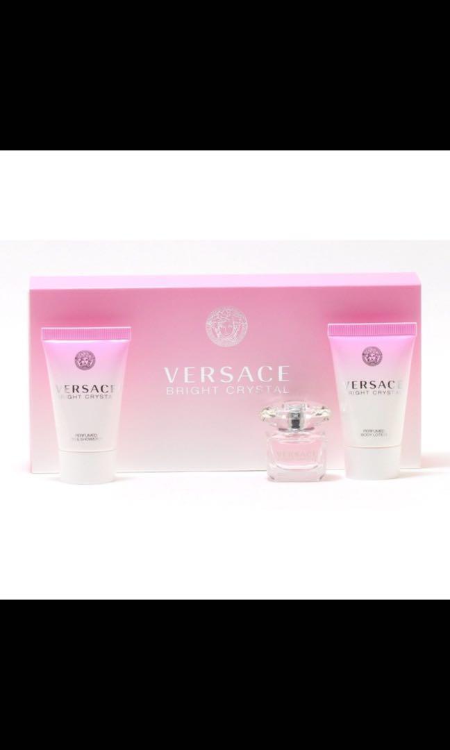 Original Versace Bright Crystal Travel Set Perfume Health Beauty Perfumes Nail Care Others On Carousell