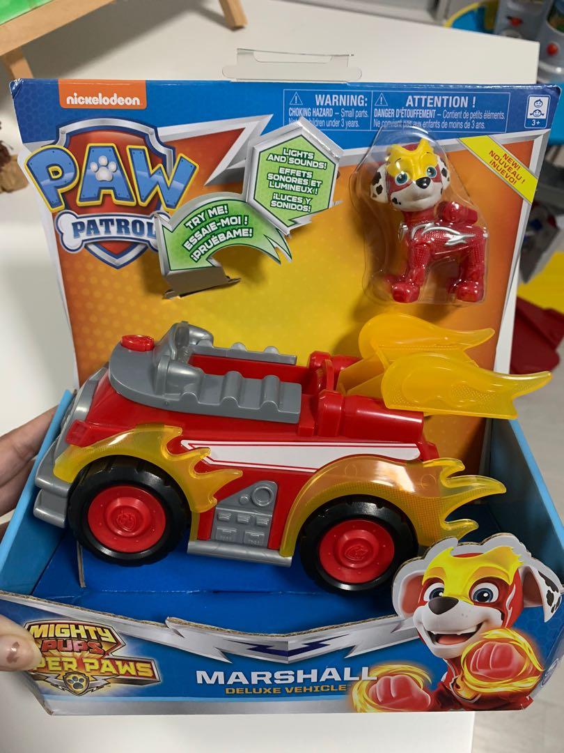 Paw Patrol Mighty Pup Marshall, Hobbies & Toys, Toys & Games on Carousell