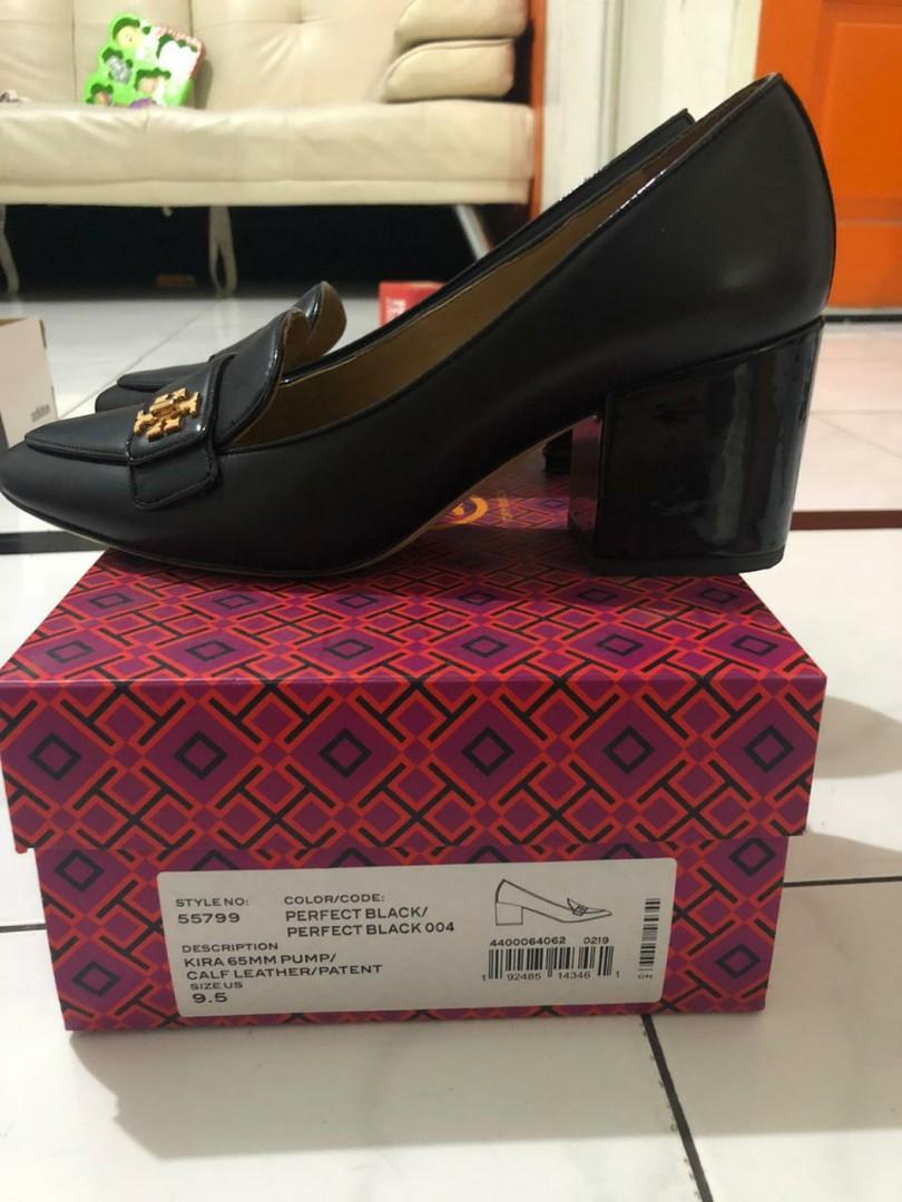 Preloved tory burch kira pump 65mm, Fesyen Wanita, Sepatu di Carousell