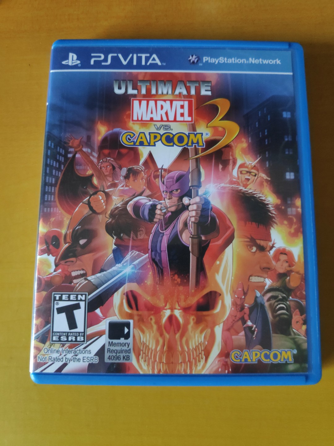 PS Vita Game Ultimate Marvel vs 3, Video Gaming, Video Games