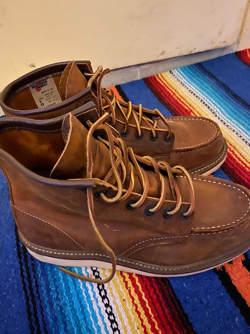Red wing boots, 男裝, 男裝鞋- Carousell