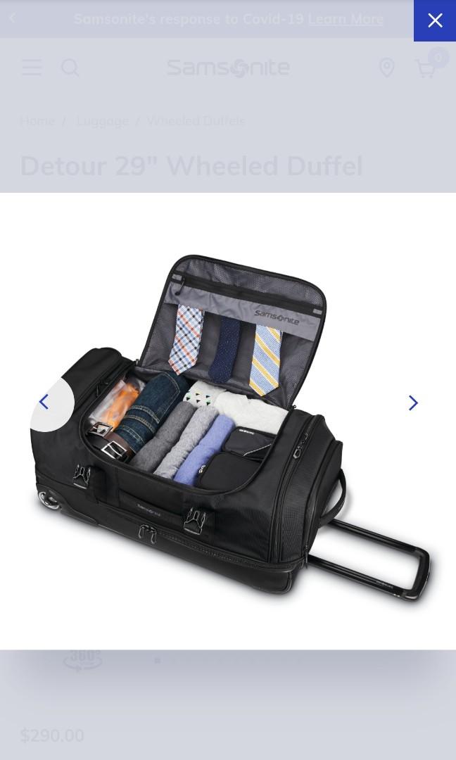 Samsonite detour best sale 29 wheeled duffel