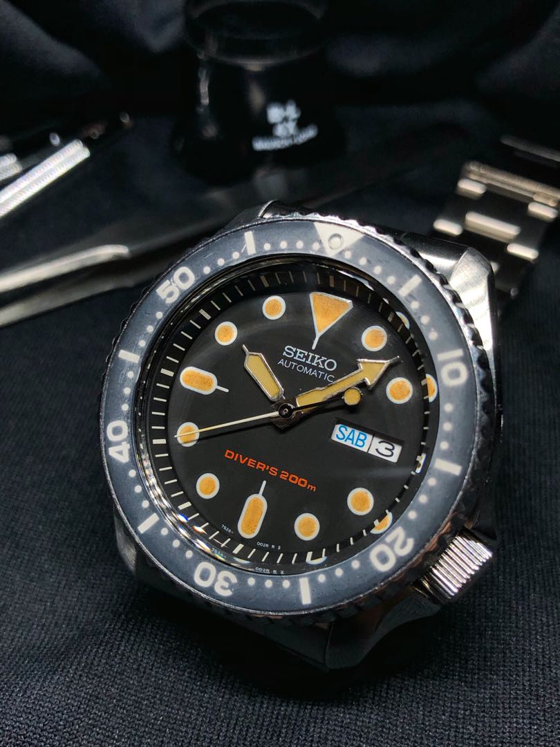 Seiko SKX007 Patina Mod With Metal Strap, Men's Fashion, Watches &  Accessories, Watches on Carousell