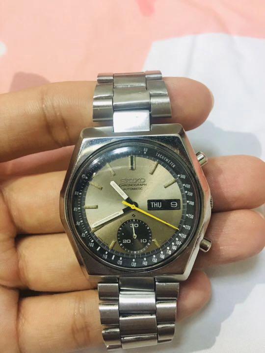 SEIKO Vintage Chronograph Day Date 40mm Japan Automatic Watch, Men's  Fashion, Watches & Accessories, Watches on Carousell