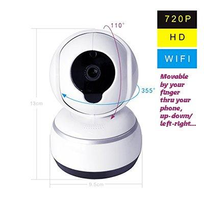 Smart WiFi Camera HD Sight 720P with Voice Control and Night Vision