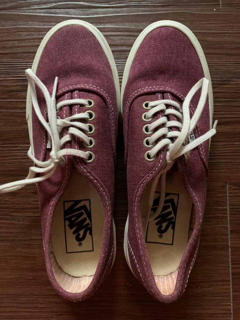 VANS Off The Wall Stripes Washed Sneakers US 5, Women's Fashion, Footwear, Sneakers on Carousell