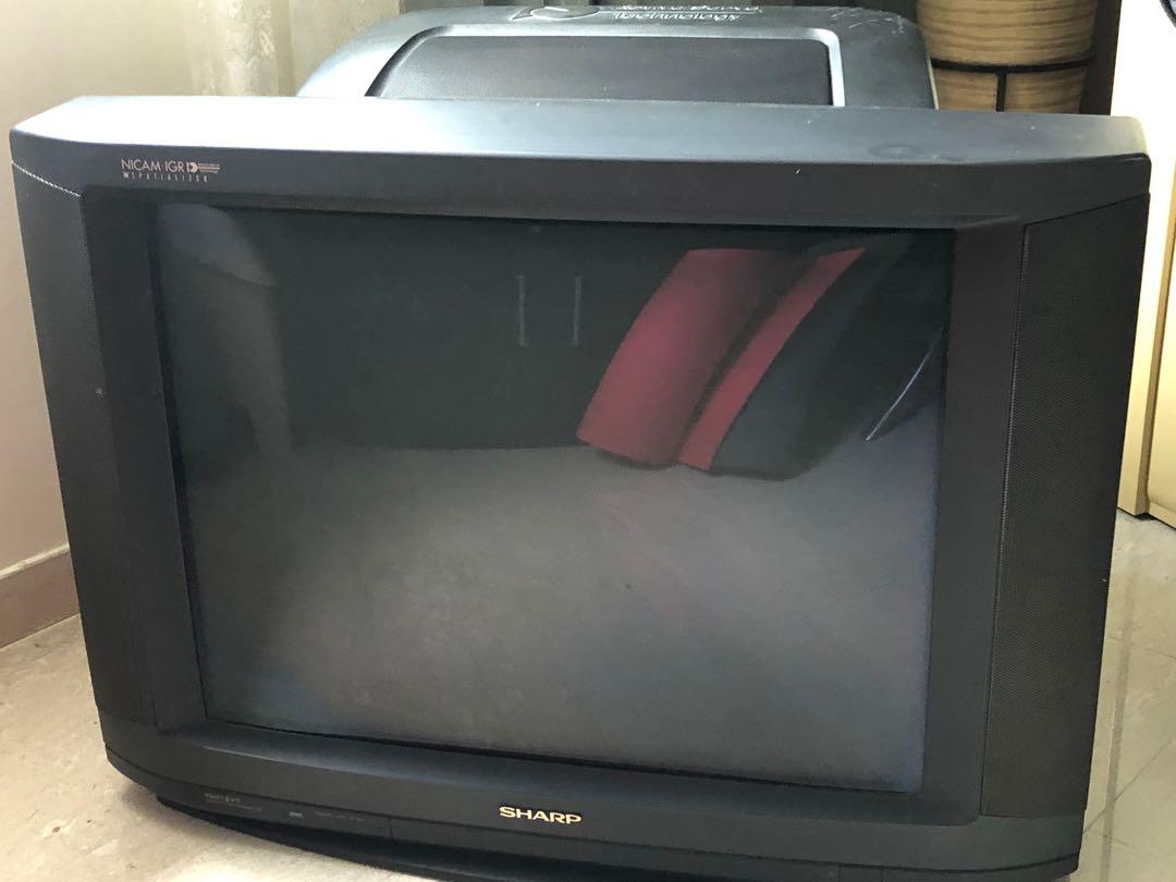 Vintage 1998 Sharp CRT TV 29KX5, Hobbies & Toys, Memorabilia