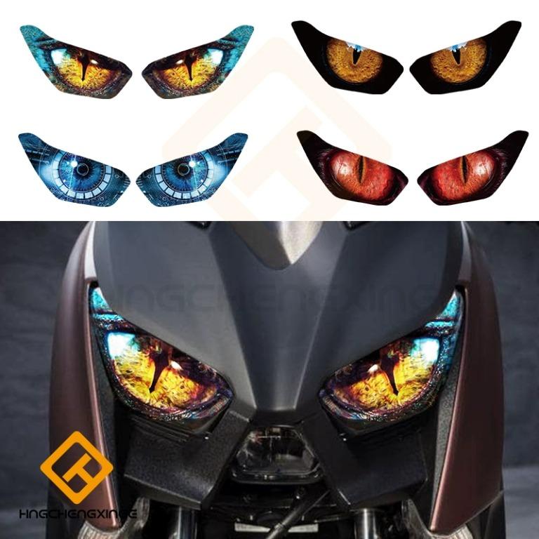 Toothless Eyes Stickers For Motorcycle imgfloppy