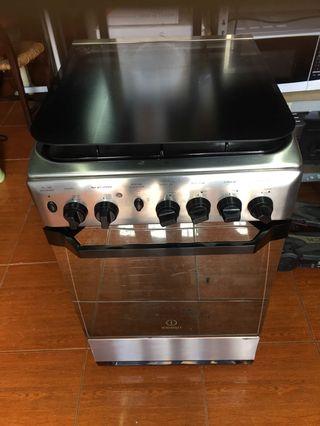 58L Gas  and Electric Range and  Convection  Oven with Rotisserie