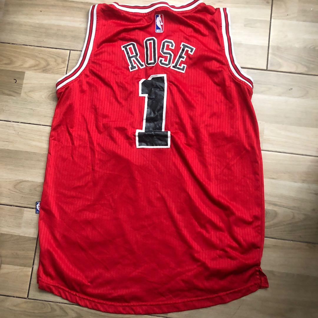 Adidas NBA Bulls Jalen Rose Jersey Men s Fashion Activewear on