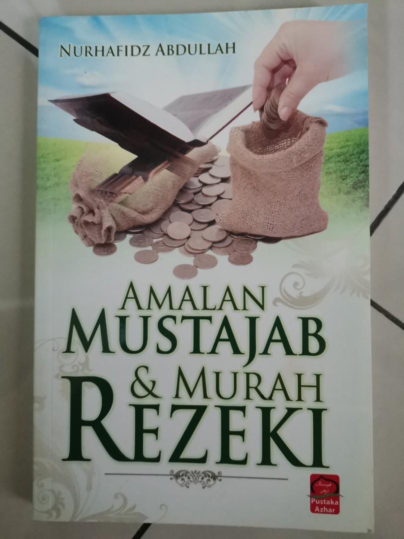 Amalan Mustajab Dan Murah Rezeki Books Stationery Books On Carousell