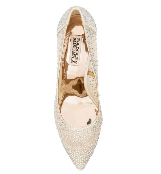 badgley mischka weslee ivory
