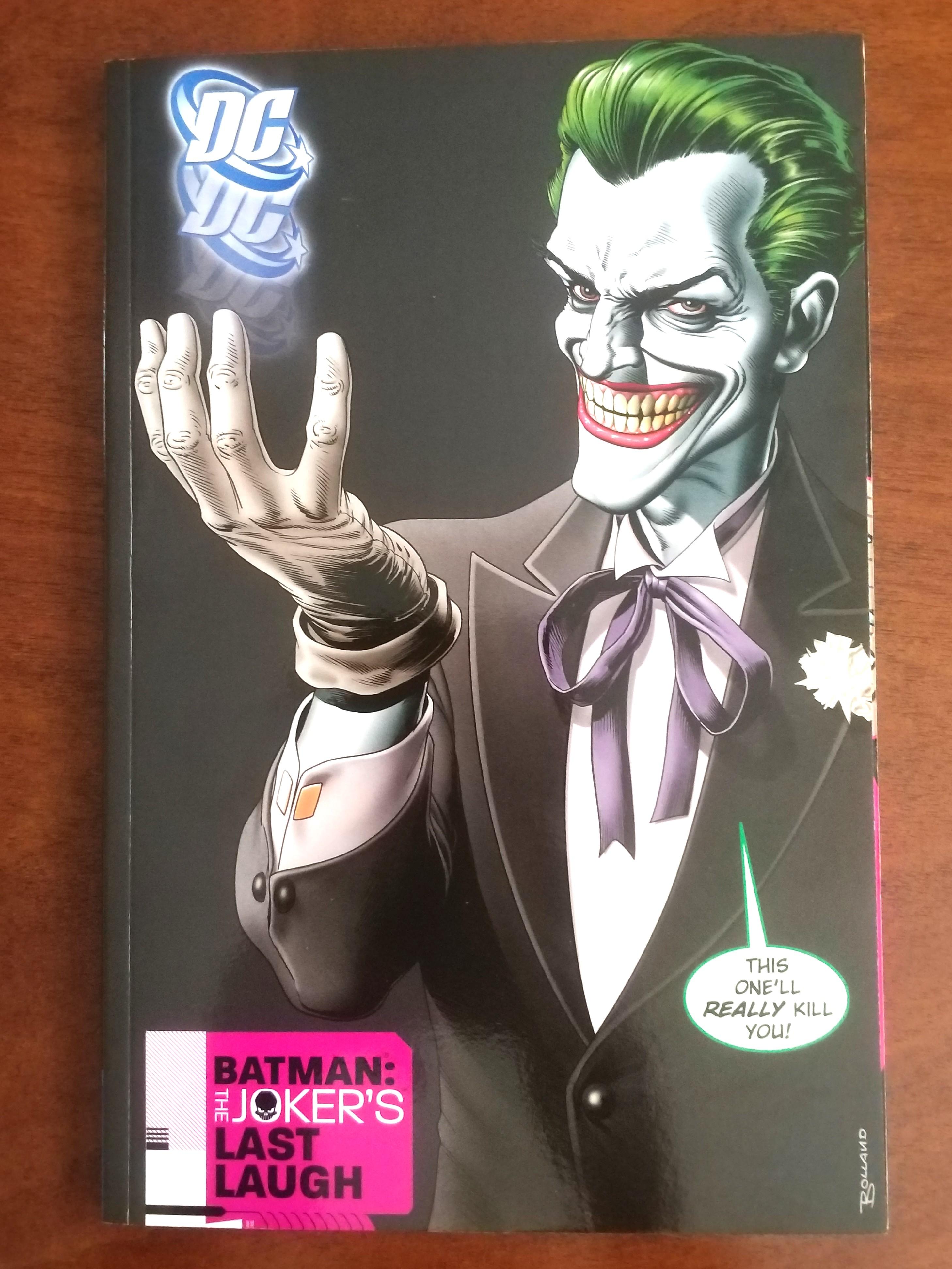 Batman The Joker S Last Laugh Tpb Books Stationery Comics Manga On Carousell