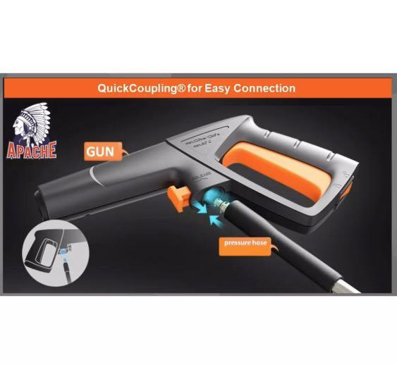 Best Seller Apache Turbo Spray Hm4411 110 Bar High Pressure Cleaner Water Jet Sprayer Washer Kitchen Appliances On Carousell