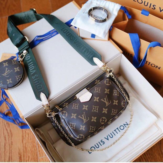 LV MULTI POCHETTE MONOGRAM CROSSBODY BAG, Luxury, Bags & Wallets on  Carousell