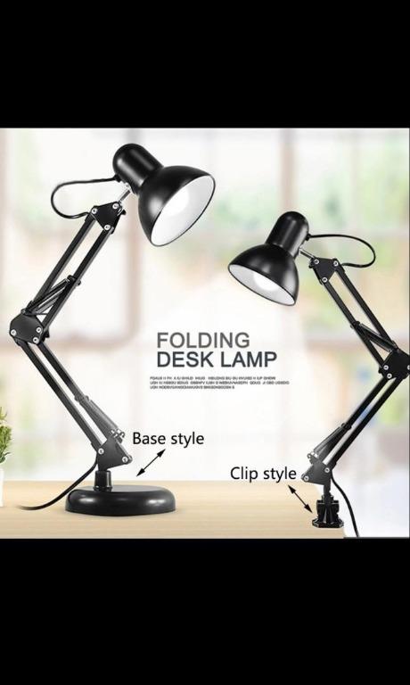 Le swing outlet arm desk lamp