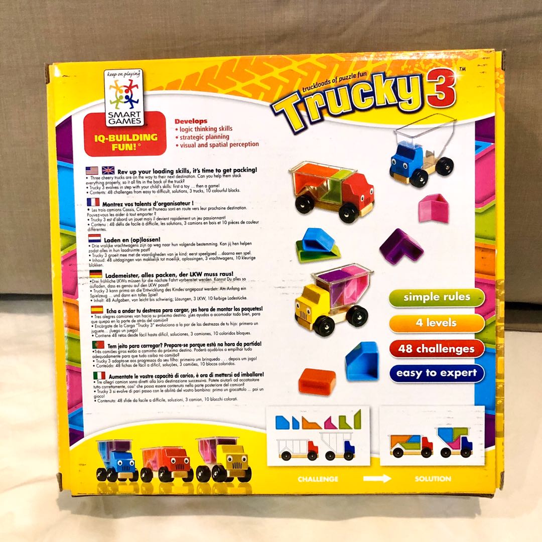 Brand new Smart Games Trucky 3 puzzle