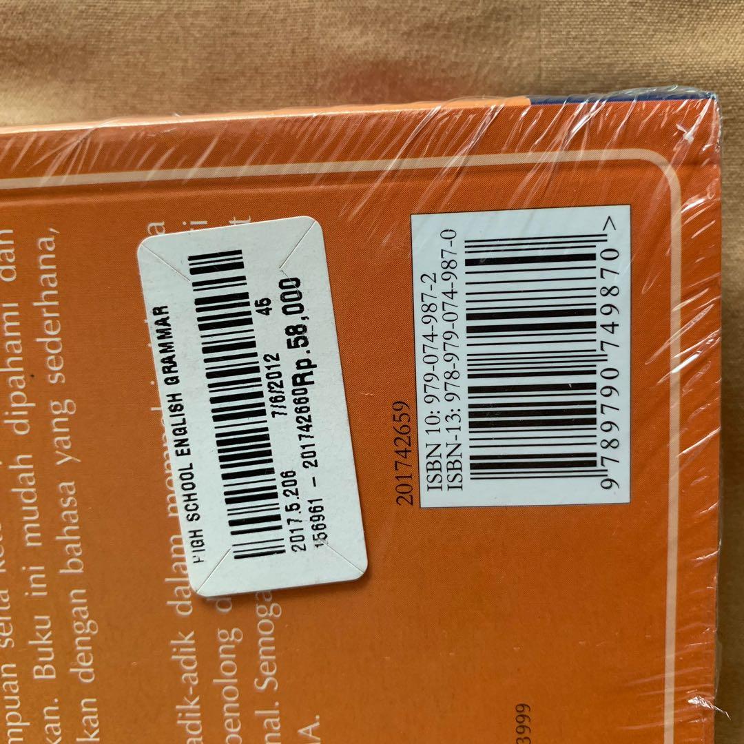 Buku High School English Grammar Bahasa Inggris