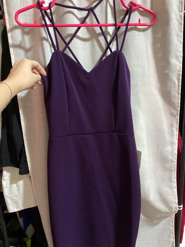 charlotte russe purple dress