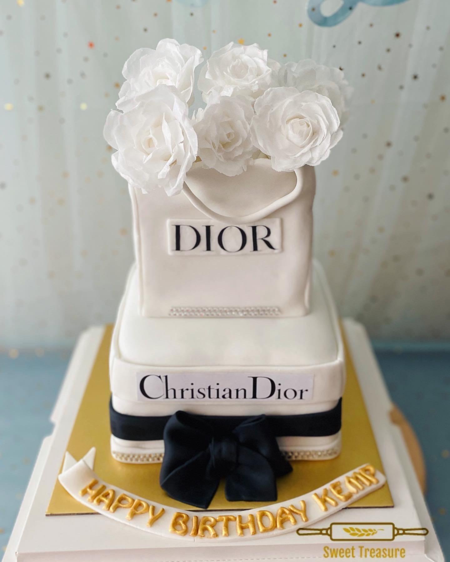 Christian Dior Designer Cake Food Drinks Baked Goods On Carousell