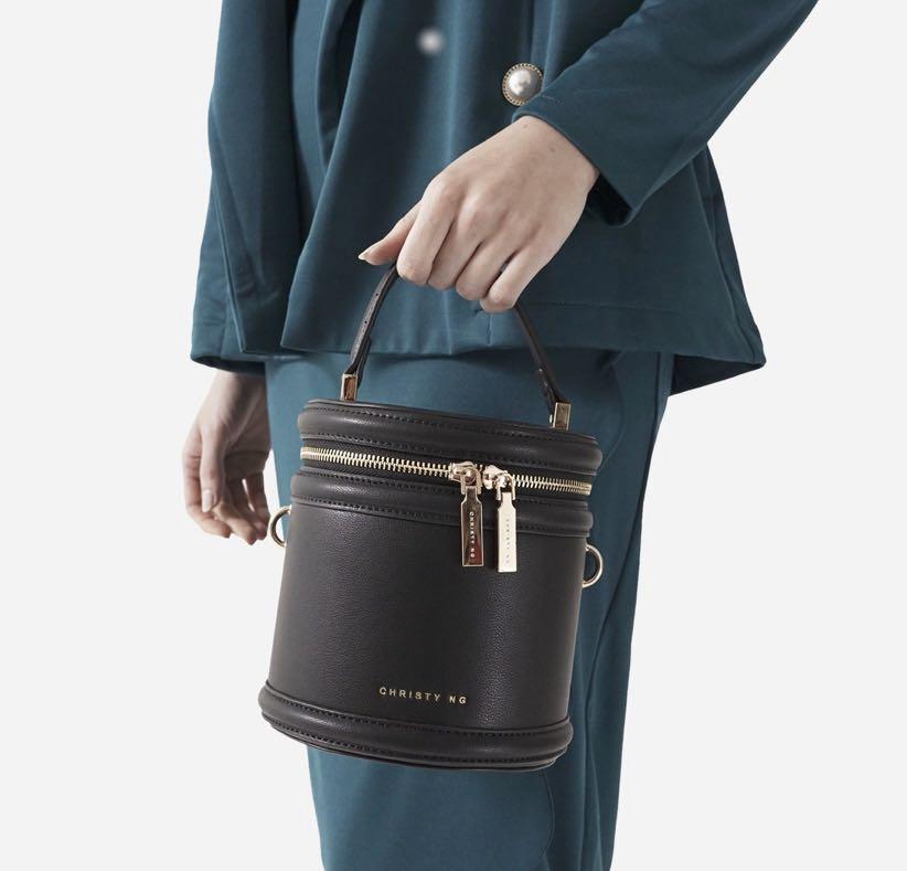 CHRISTY NG BLAKE CYLINDER BAG BLACK COLOR