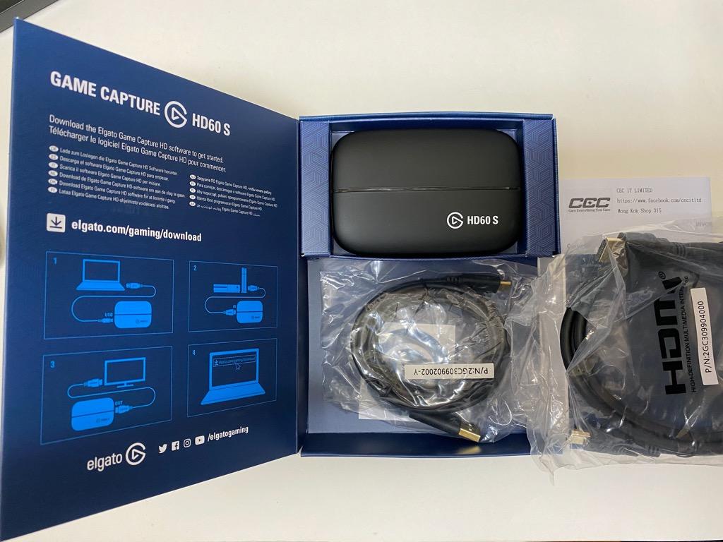 Elgato Game Capture HD60 S 遊戲影像擷取卡(99.9%new), 攝影器材, 攝