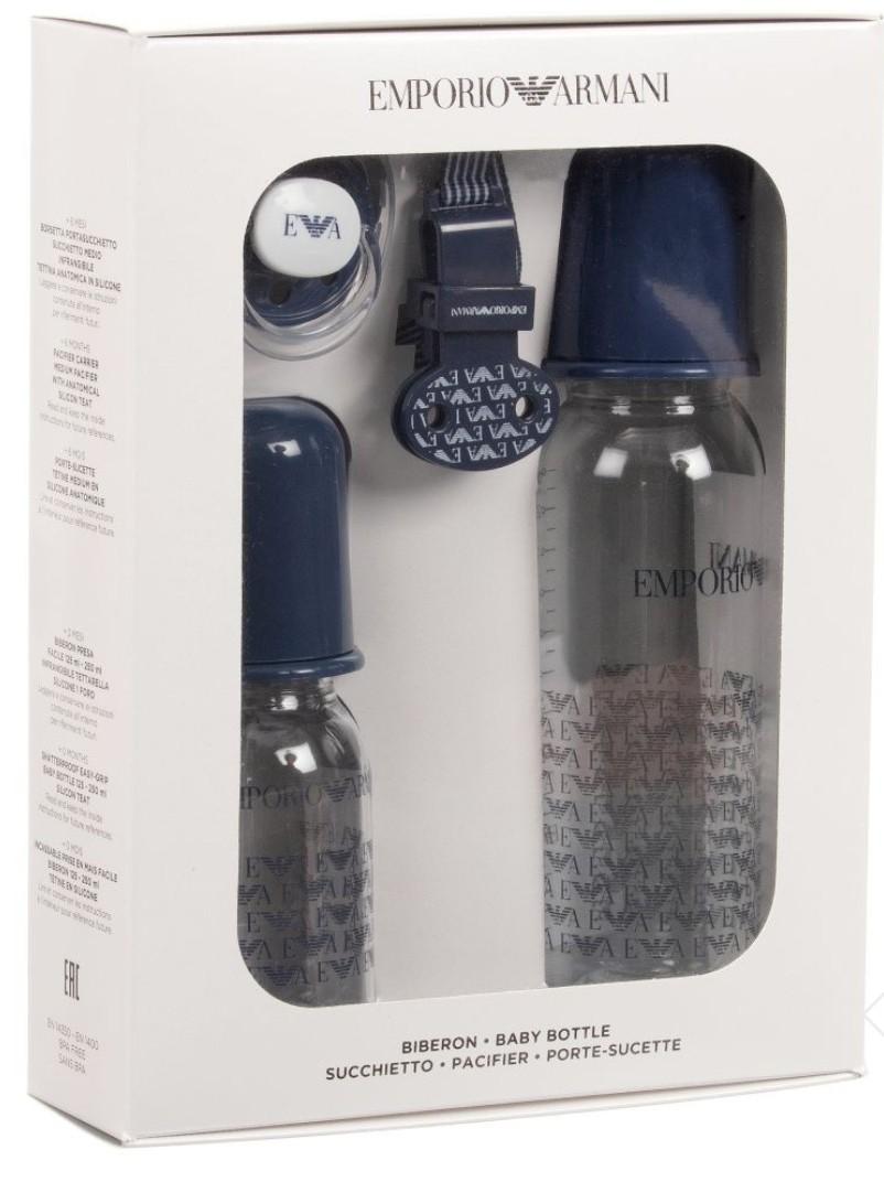 Armani baby bottle gift set discount