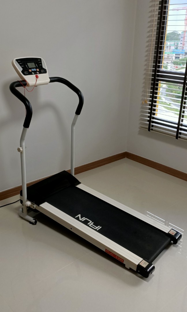 Foldable Electric Treadmill iRun S100 Sports Equipment Exercise Fitness Cardio Fitness Machines on Carousell