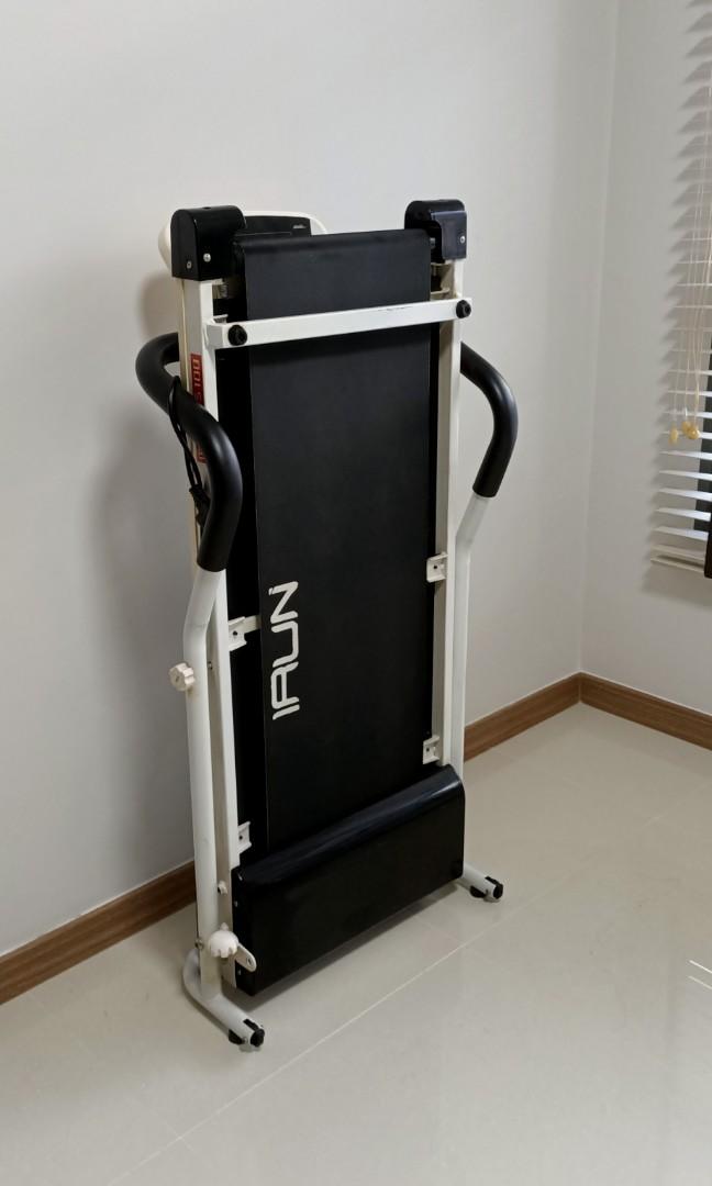Foldable Electric Treadmill iRun S100 Sports Equipment Exercise Fitness Cardio Fitness Machines on Carousell