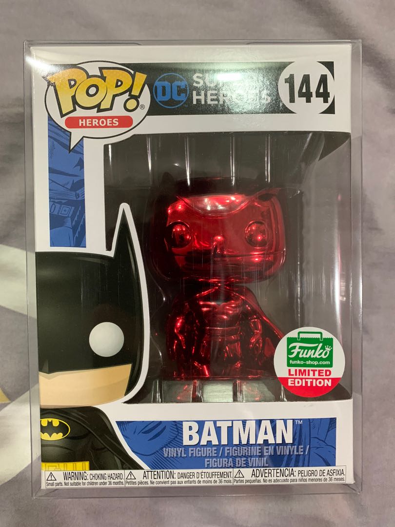 funko pop red chrome batman